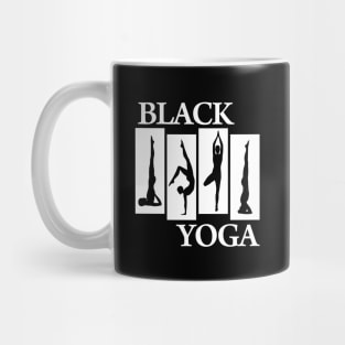 Black Yoga Mug